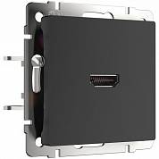Розетка HDMI / WL08-60-11 черный матовый